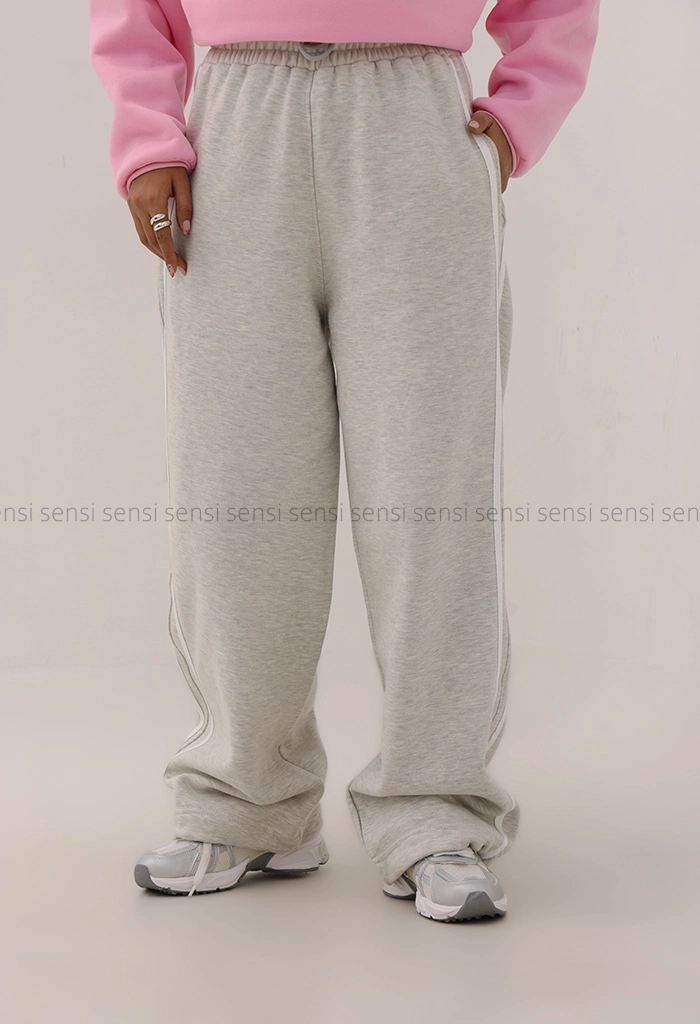 شلوار بگ بغل نواری کد1004279